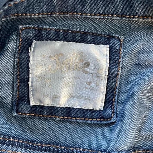 Justice Girls size 8-10 Jean Jacket - Picture 3 of 5
